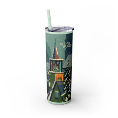 Skinny Tumbler with Straw, 20oz - StyleMZ