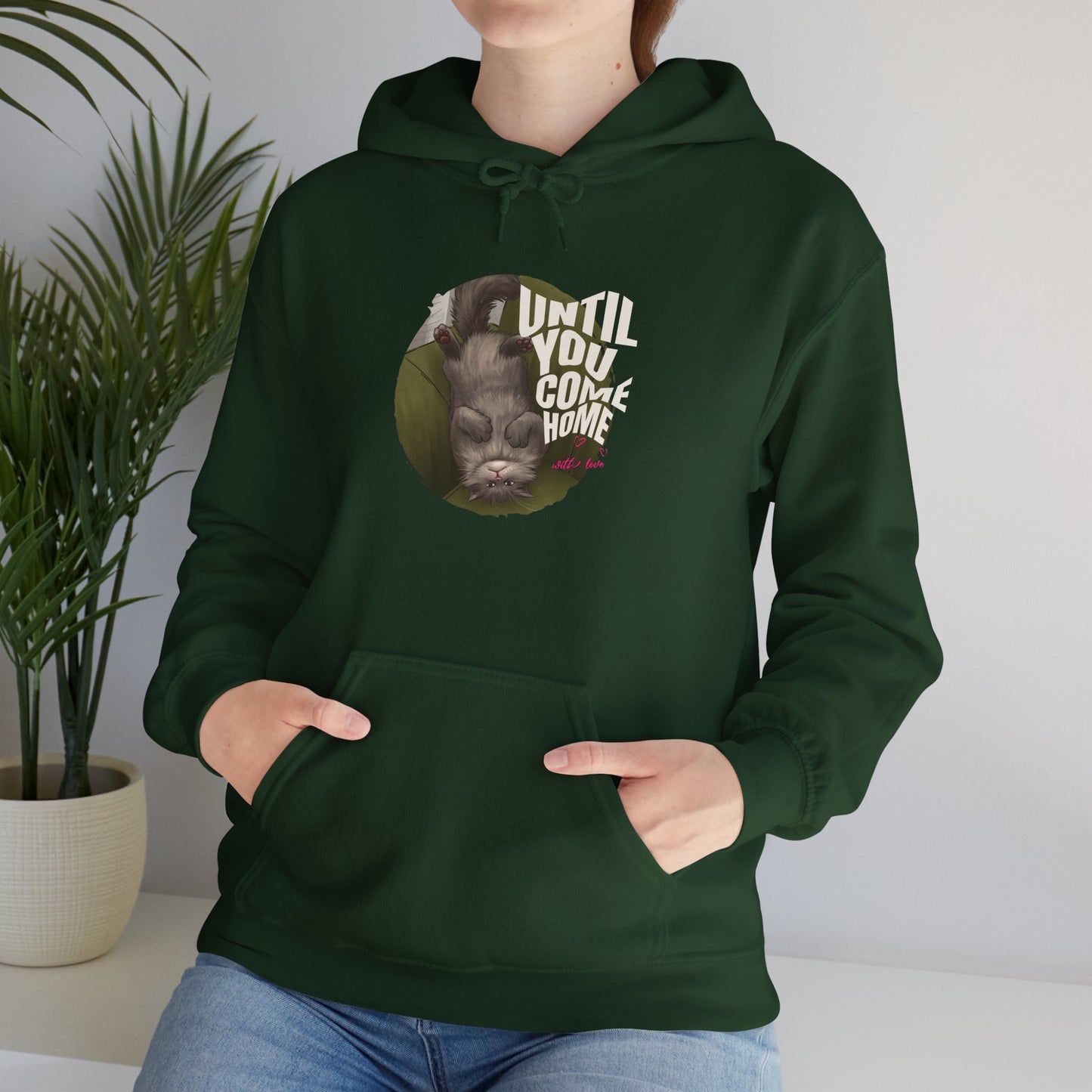 Until you come home Unisex Heavy Blend™ Hooded Sweatshirt - StyleMZ