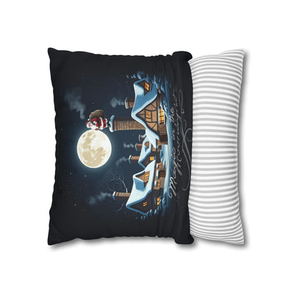 StyleMZ -  Magic in the moonlight Spun Polyester Square Pillowcase  - StyleMZ