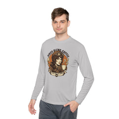 Korea -  Bike blend coffee Unisex Lightweight Long Sleeve Tee  - StyleMZ