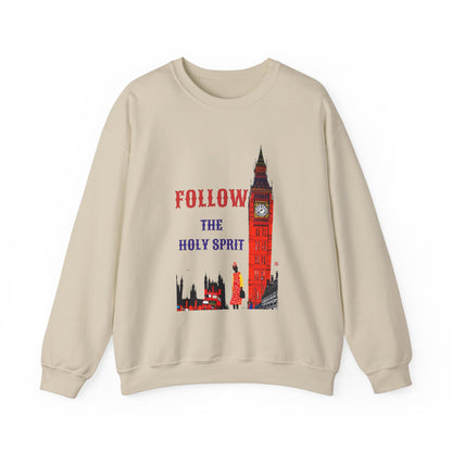 Korea -  Follow the Holy Spirit Unisex Heavy Blend™ Crewneck Sweatshirt  - StyleMZ