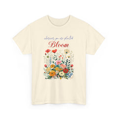 Korea -  Bloom Unisex Heavy Cotton Tee  - StyleMZ