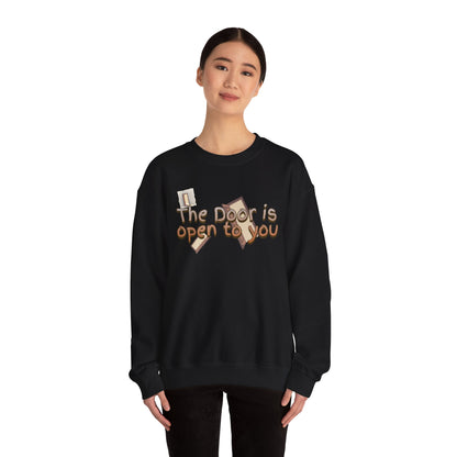 The door is open to you Unisex Heavy Blend™ Crewneck Sweatshirt - StyleMZ