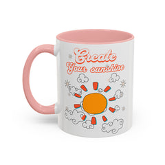 Corea - Taza de café con acento "Crea tu sol" (11, 15 oz) - StyleMZ 