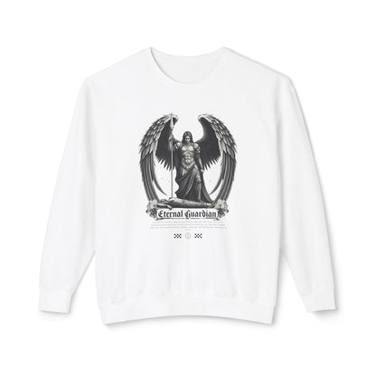 StyleMZ -  Eternal Guardian Unisex Lightweight Crewneck Sweatshirt  - StyleMZ