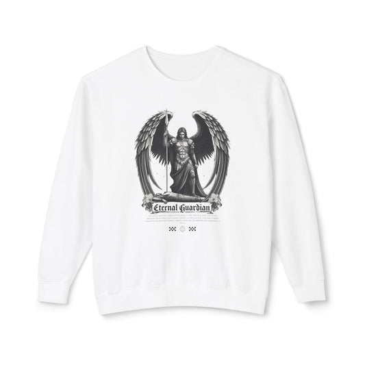 StyleMZ -  Eternal Guardian Unisex Lightweight Crewneck Sweatshirt  - StyleMZ