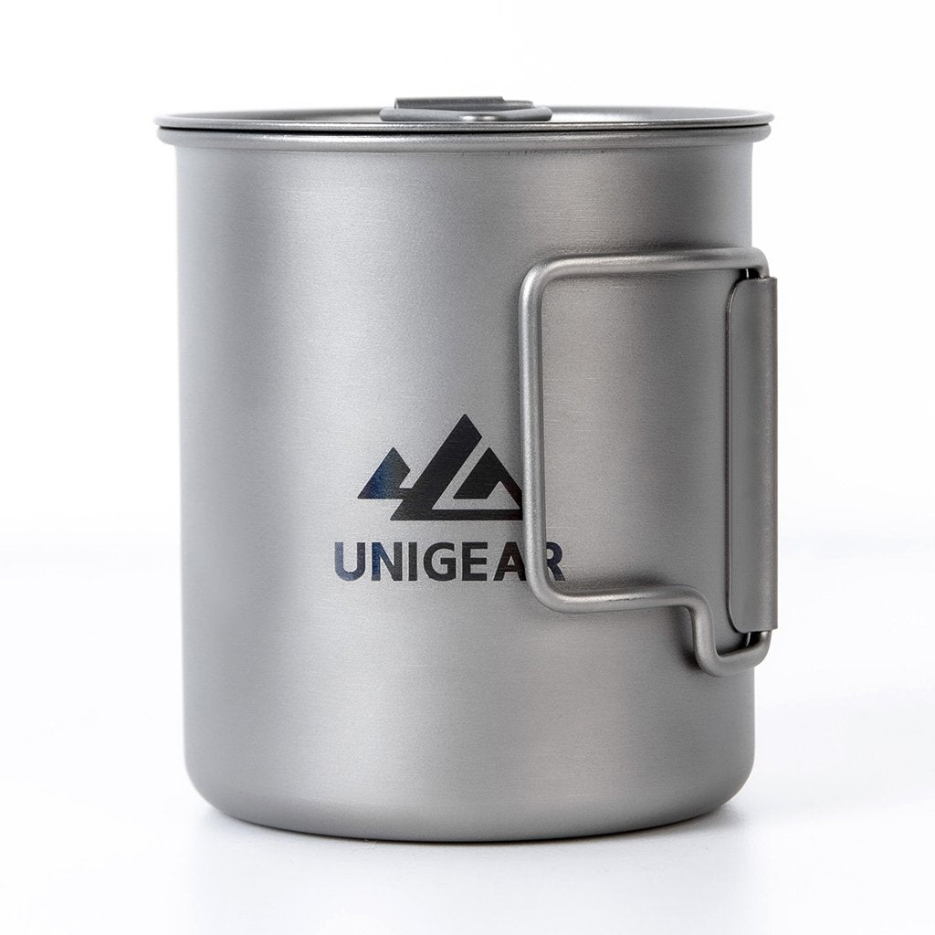 100% Titanium Camping Cup 450ml - Stylemz