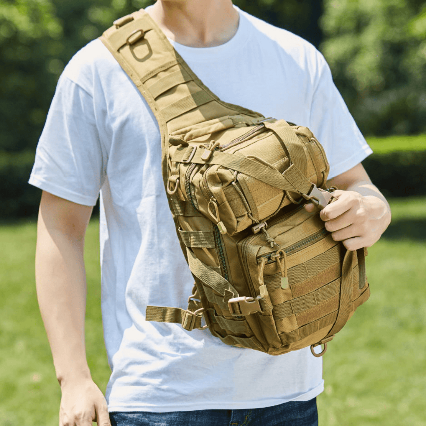 Tactical Medium Sling Range Bag - Stylemz