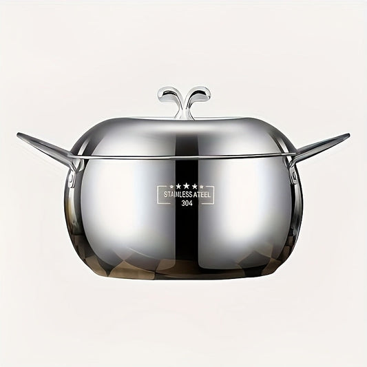 Durable Stainless Steel Soup Pot for Large Capacity Cooking