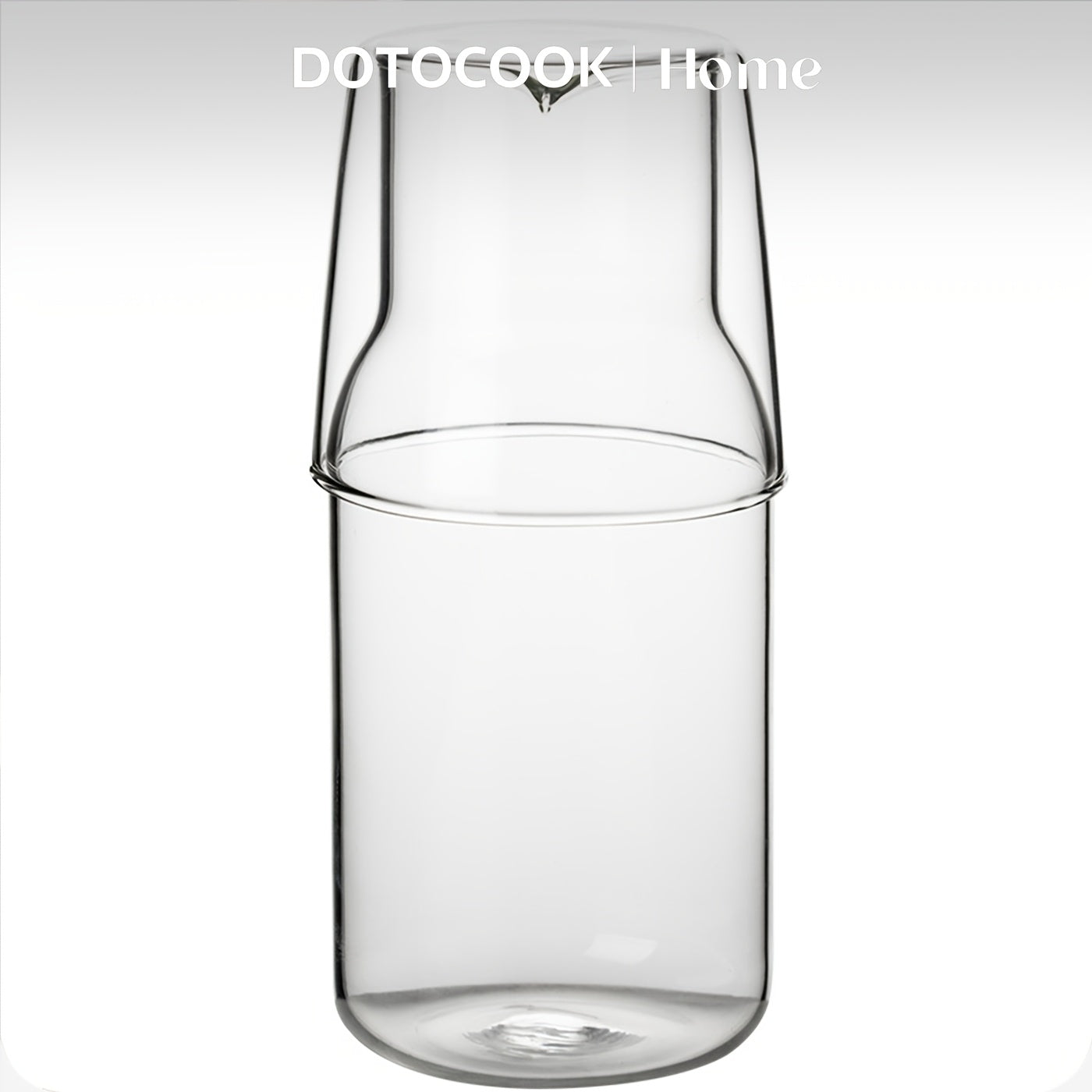 Elegant BPA-Free Glass Water Carafe Cup Set for Stylish Hydration