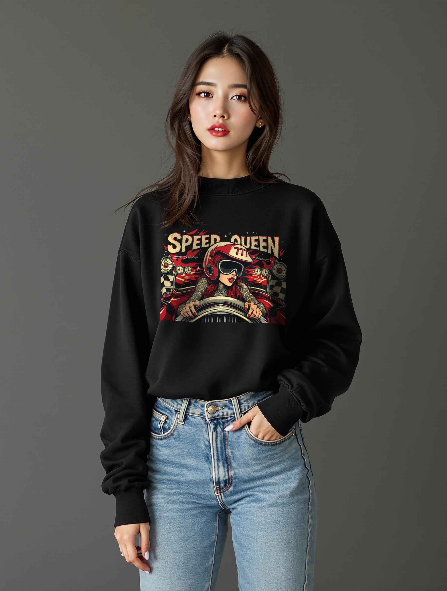 Speed Queen Unisex Heavy Blend™ Crewneck Sweatshirt - StyleMZ - Stylemz