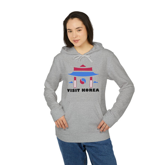 Corea - Sudadera con capucha unisex de polar adidas® Visite Corea - StyleMZ 