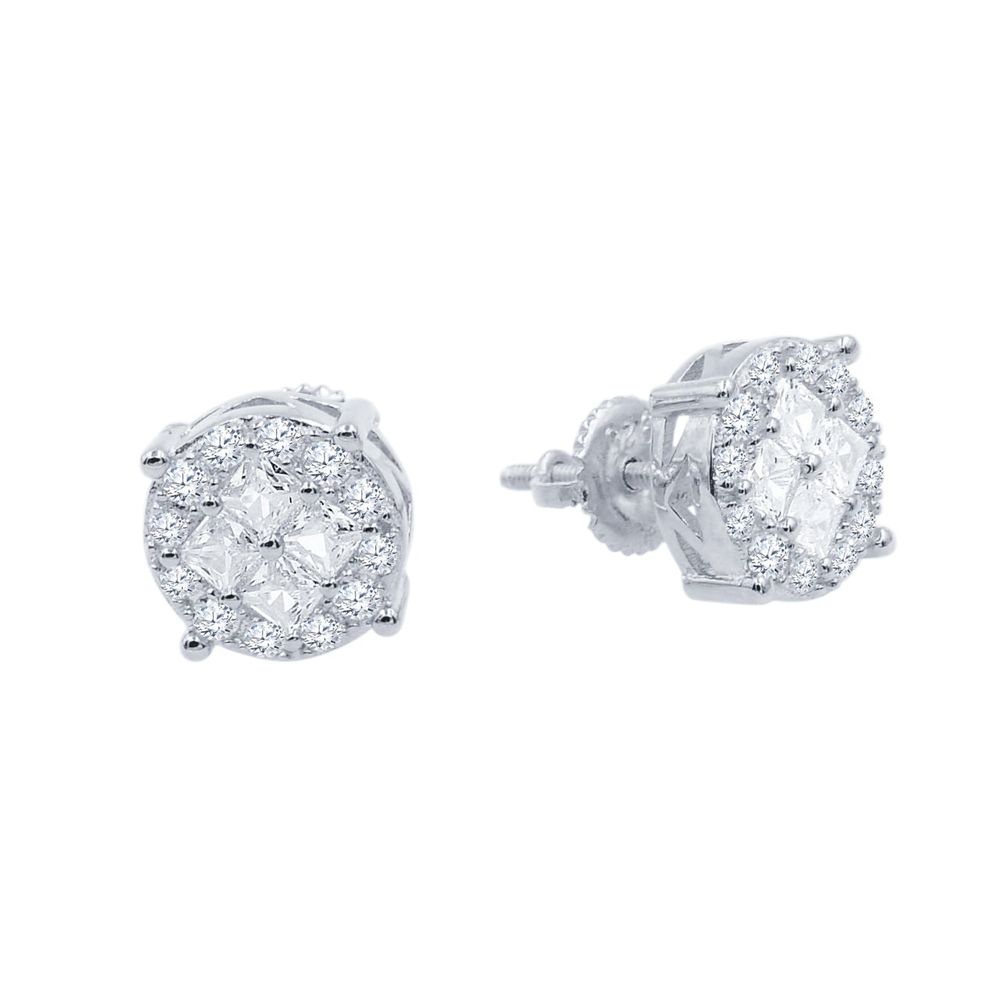 Glisten Screw Back Earrings | 9212471 Stunning CZ Design