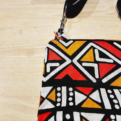 Handmade Phone Bag and Keyfob Set | African Ankara Fabric