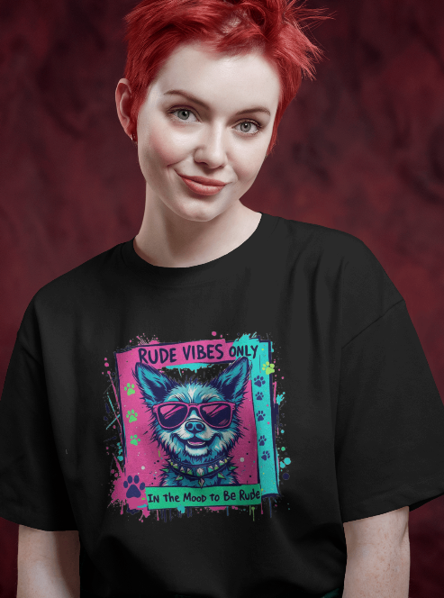 Rude vibes only Unisex Jersey Short Sleeve Tee - Stylemz