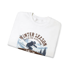 Ski in the national park Unisex Heavy Blend™ Crewneck Sweatshirt - StyleMZ