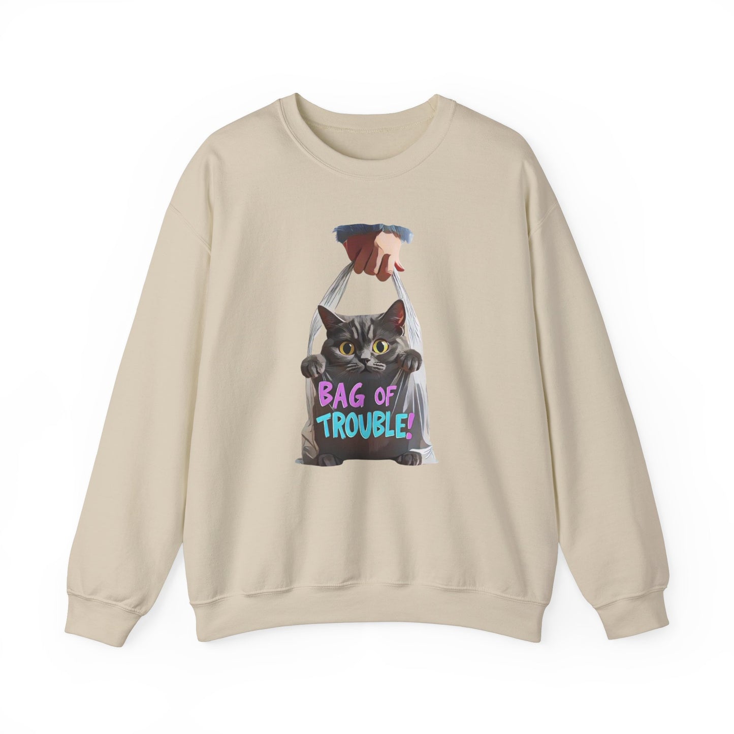 Bag of trouble Unisex Heavy Blend™ Crewneck Sweatshirt - StyleMZ