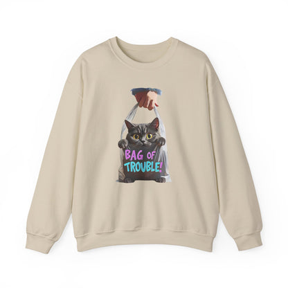 Bag of trouble Unisex Heavy Blend™ Crewneck Sweatshirt - StyleMZ - Stylemz