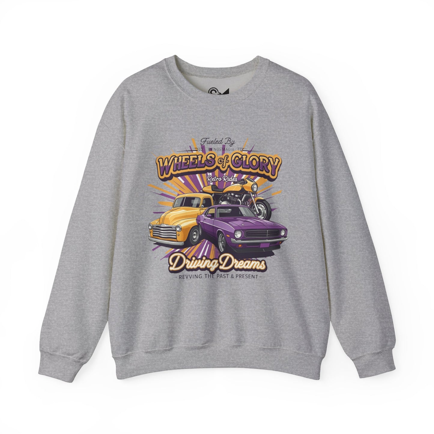 WHEELS OF GLORY Unisex Heavy Blend™ Crewneck Sweatshirt - StyleMZ