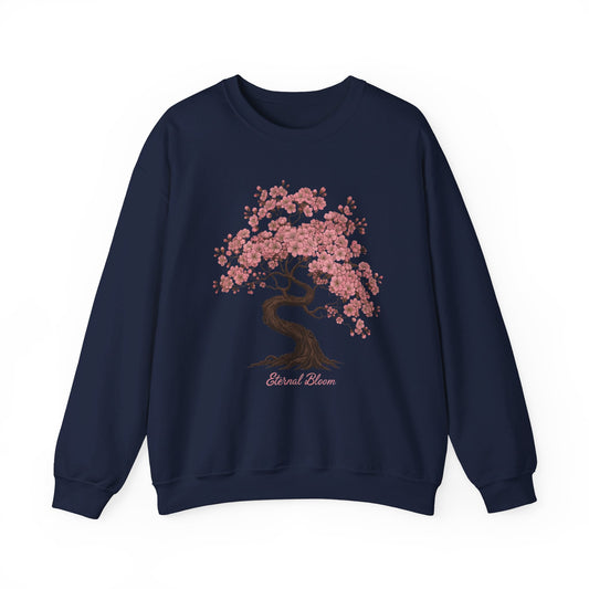 Corea - Sudadera unisex de cuello redondo Heavy Blend™ Eternal Bloom - StyleMZ 