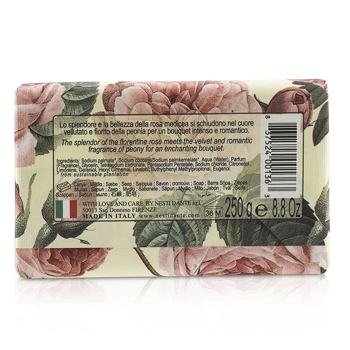 NESTI DANTE - Romantica Natural Soap with Florentine Rose & Peony