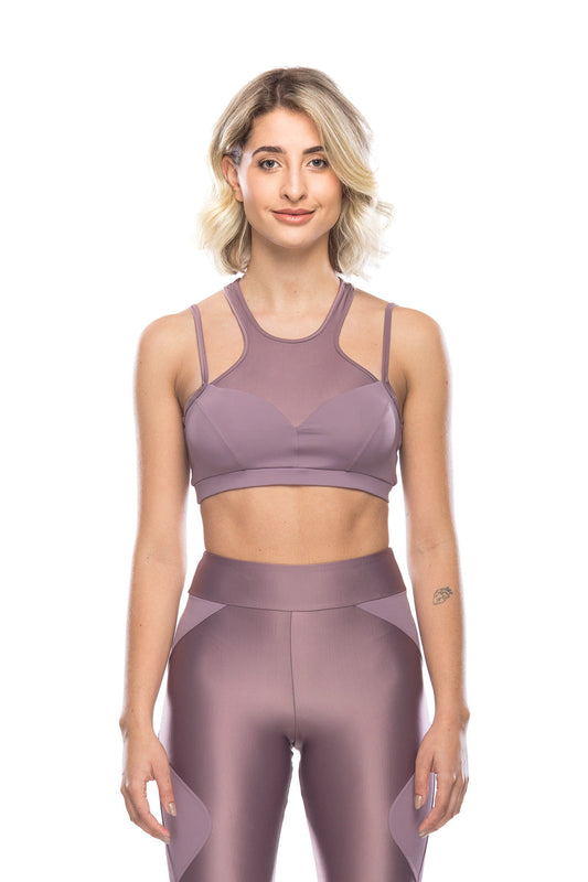 Versatility Lilac Sports Bra for Style and Maximum Support