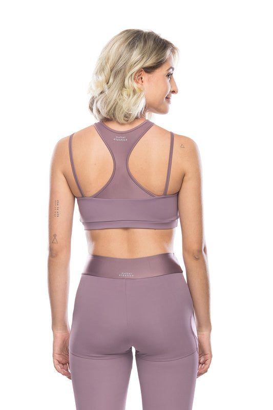 Versatility Lilac Sports Bra for Style and Maximum Support