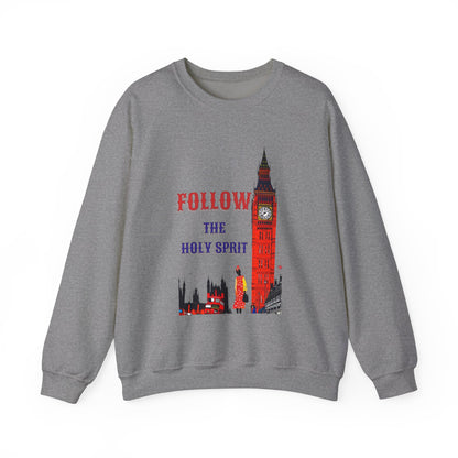 Korea -  Follow the Holy Spirit Unisex Heavy Blend™ Crewneck Sweatshirt  - StyleMZ