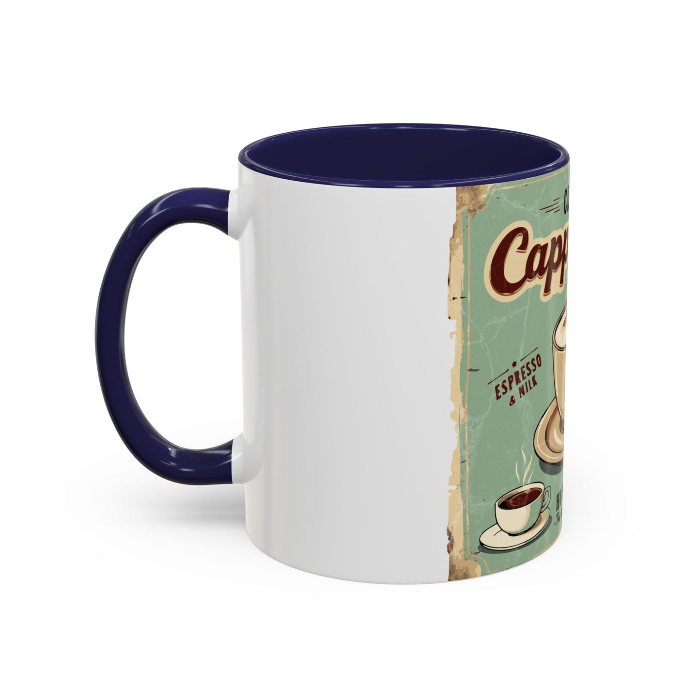 Classic Cappuccino Accent Coffee Mug (11, 15oz) - StyleMZ