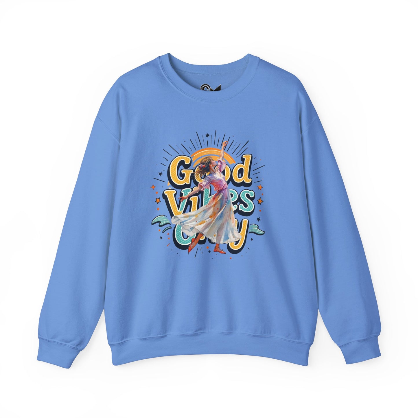 Good vibes only Unisex Heavy Blend™ Crewneck Sweatshirt - StyleMZ