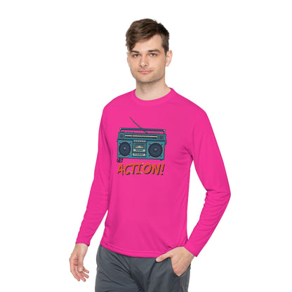 Korea -  Get action Unisex Lightweight Long Sleeve Tee  - StyleMZ