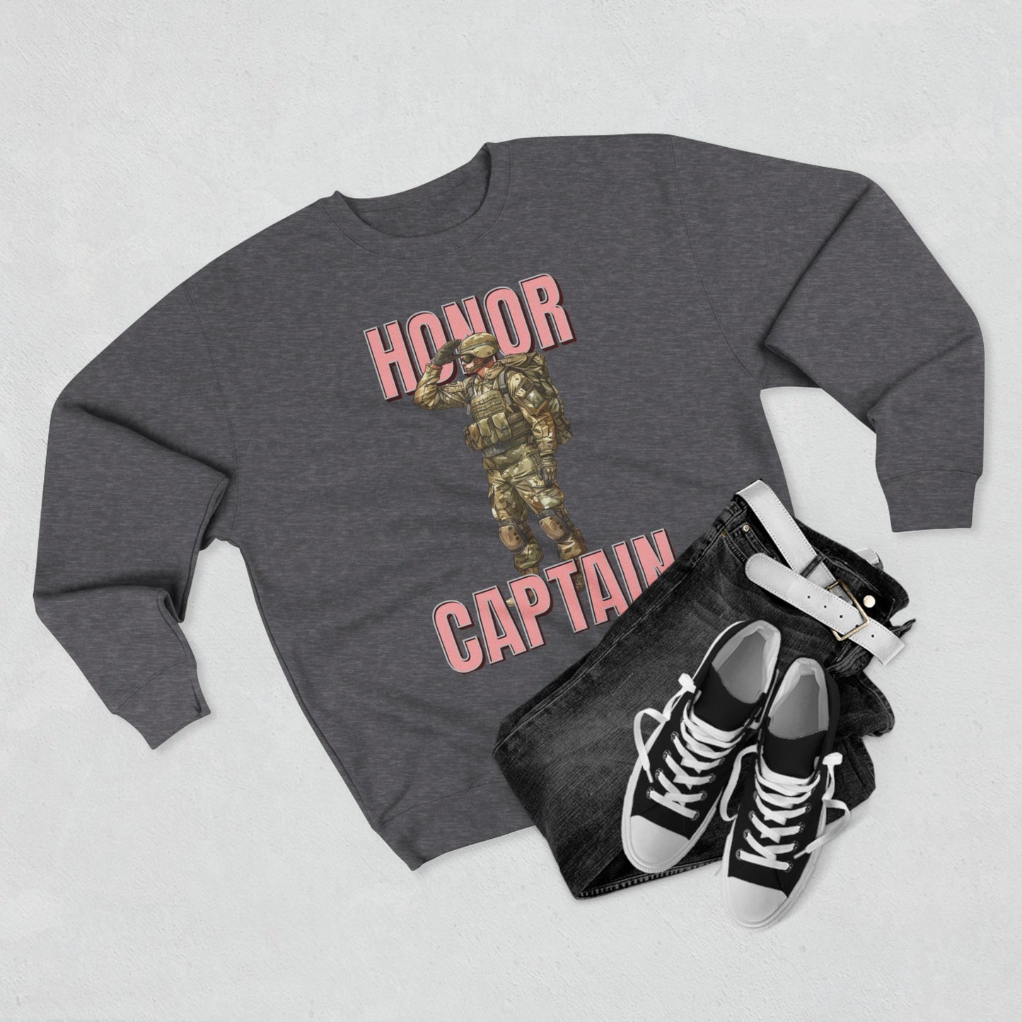 Korea -  Honor Unisex Crewneck Sweatshirt  - StyleMZ