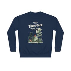 Korea -  In him find peace Unisex Crew Sweatshirt  - StyleMZ