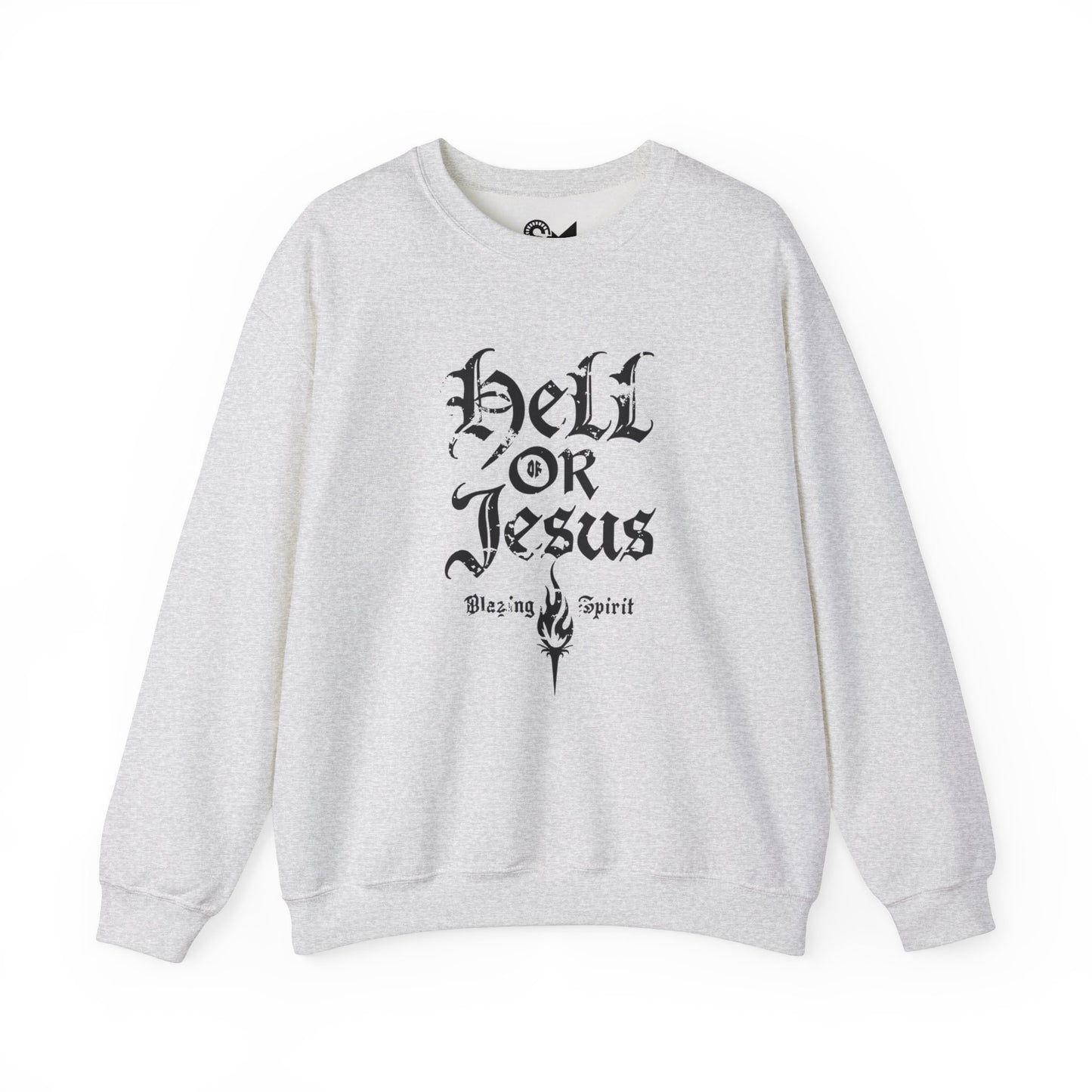 Hell or Jesus Unisex Heavy Blend™ Crewneck Sweatshirt - StyleMZ - Stylemz