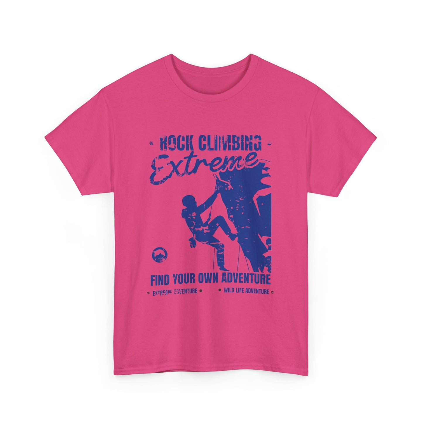 Extreme Rock Climbing Adventure Tee - Unisex Heavy Cotton Shirt