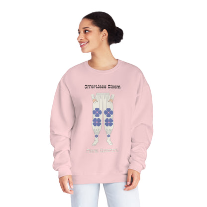 Korea -  Effortless Bloom Unisex NuBlend® Crewneck Sweatshirt  - StyleMZ