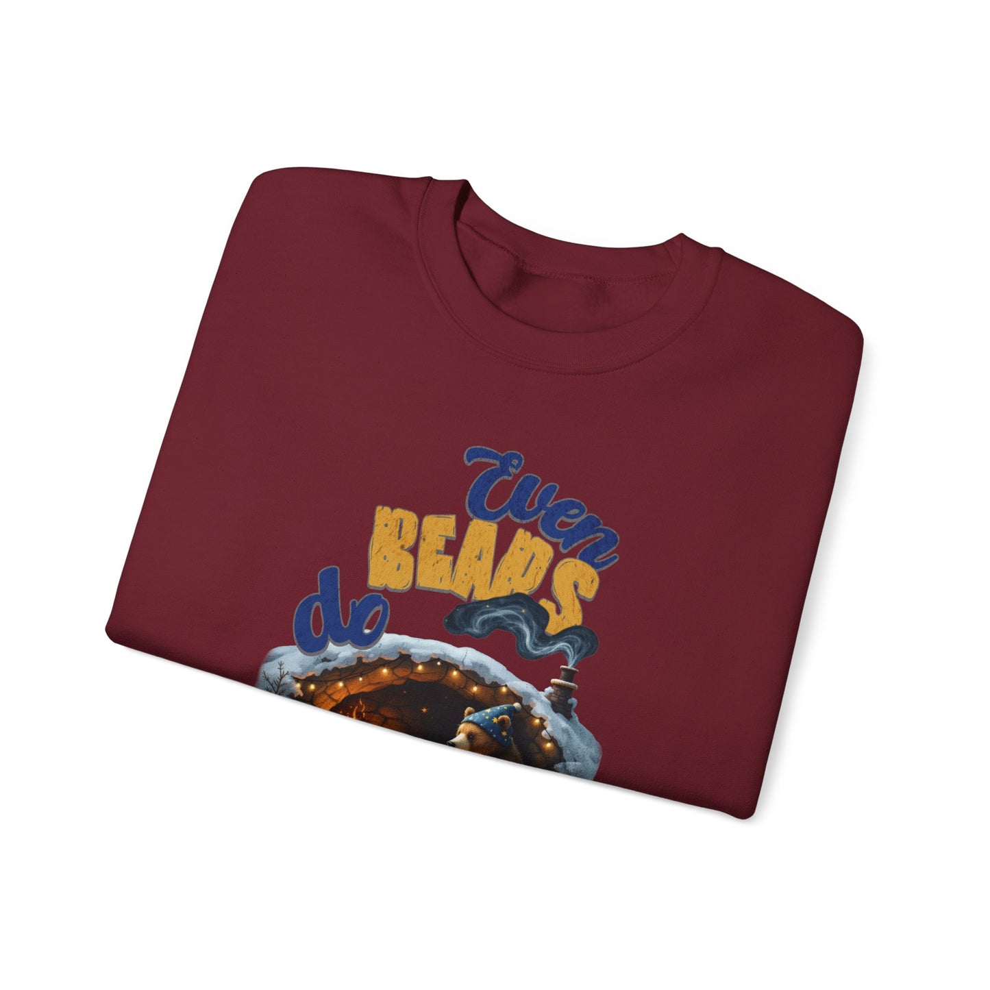 Even bears do reading Unisex Heavy Blend™ Crewneck Sweatshirt - StyleMZ