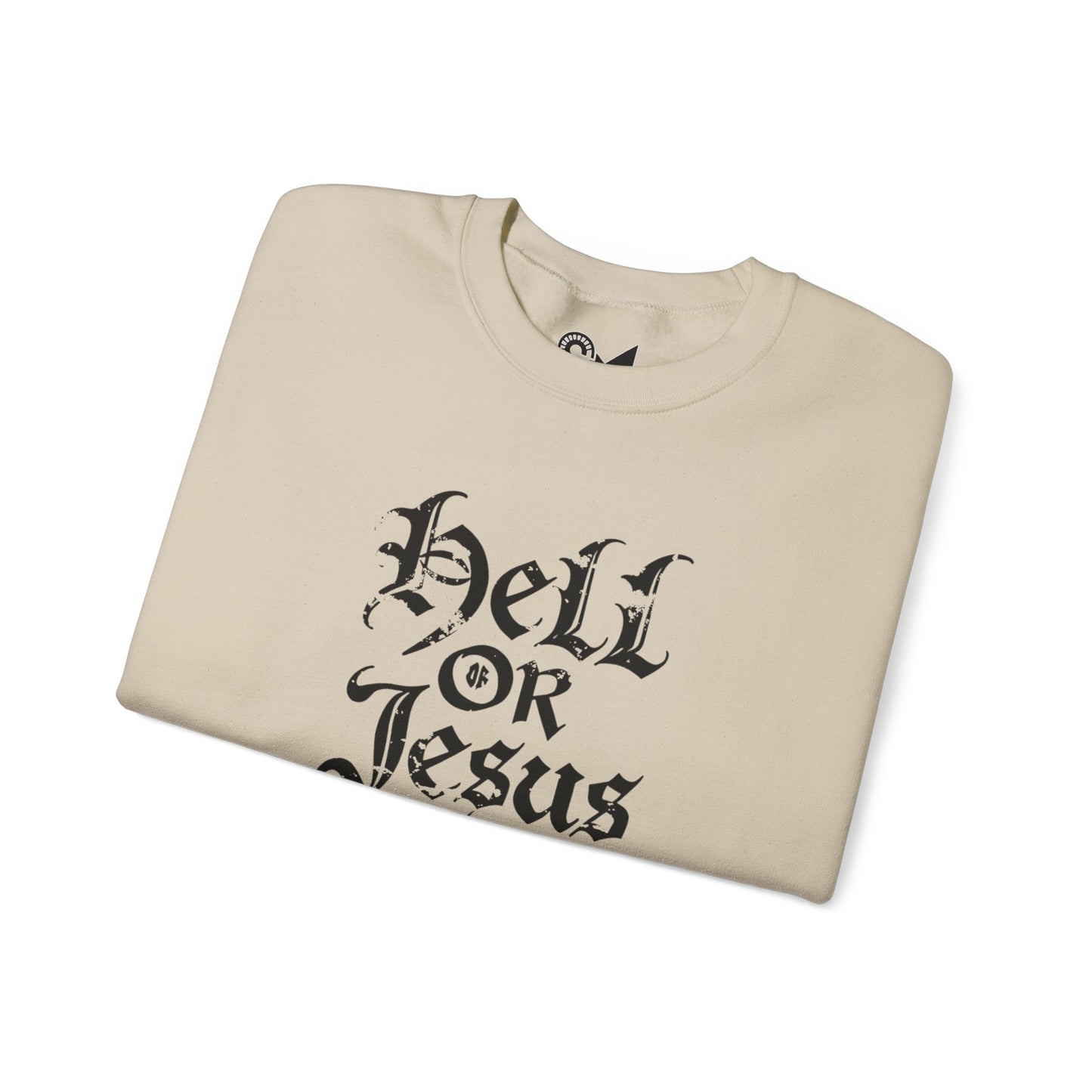 Hell or Jesus Unisex Heavy Blend™ Crewneck Sweatshirt - StyleMZ - Stylemz