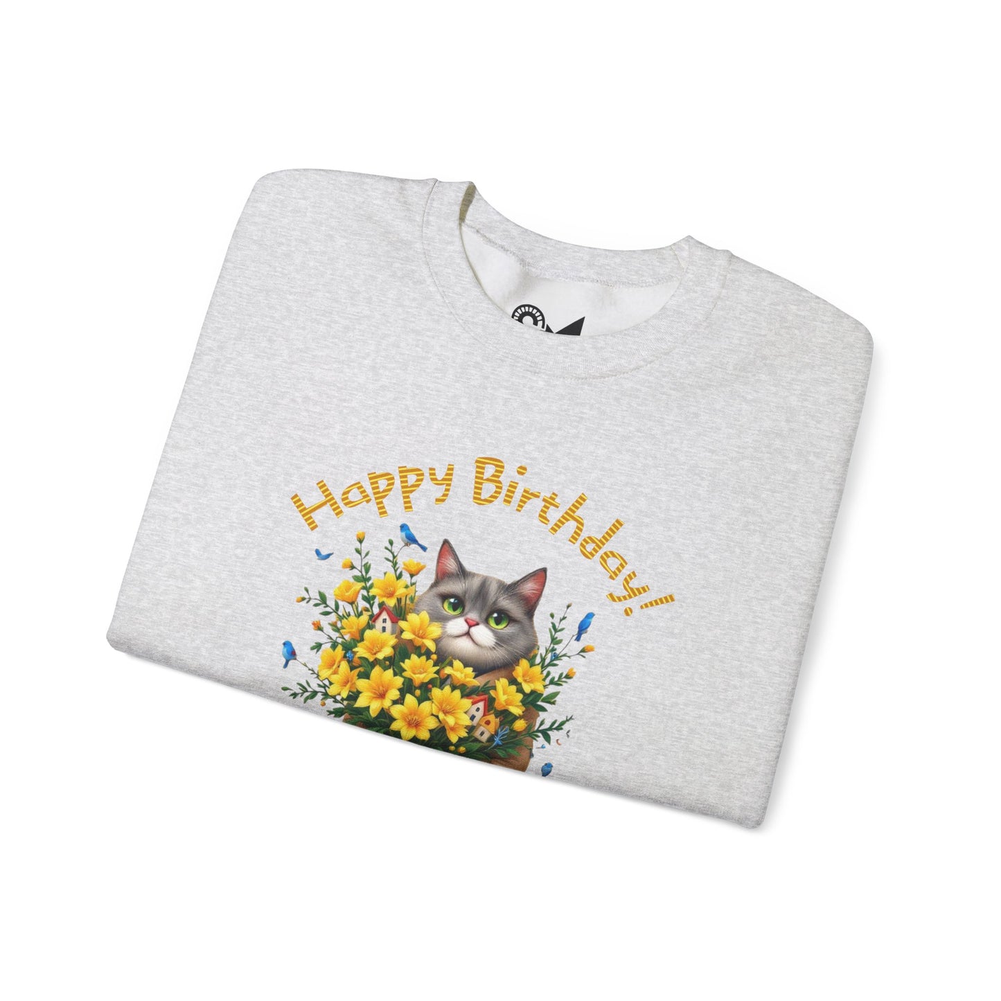 Happy Birthday! Unisex Heavy Blend™ Crewneck Sweatshirt - StyleMZ