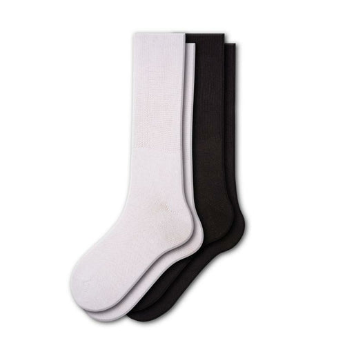 Sierra Socks Health Diabetic Wide Foot Cotton Crew Socks