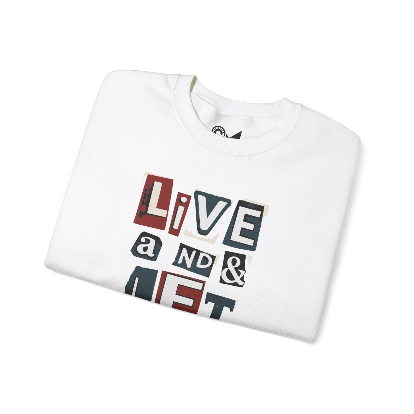 Live and let go Unisex Heavy Blend™ Crewneck Sweatshirt - StyleMZ