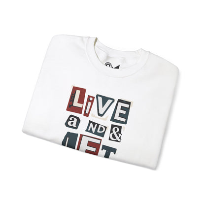 Live and let go Unisex Heavy Blend™ Crewneck Sweatshirt - StyleMZ - Stylemz