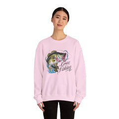 Corea - Sudadera unisex de cuello redondo Gone Fishing Heavy Blend™ - StyleMZ 