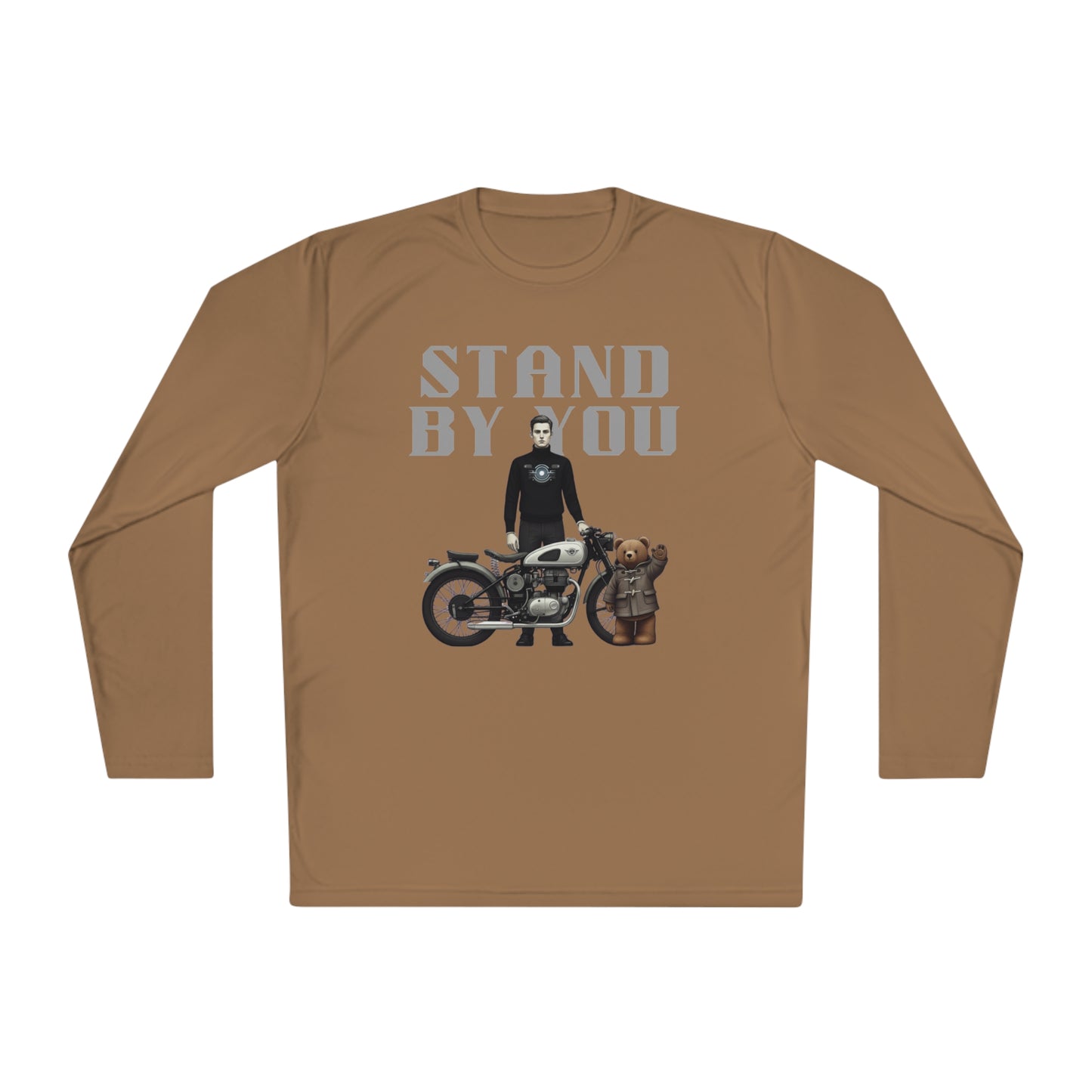 Korea -  Stand by you Unisex Lightweight Long Sleeve Tee  - StyleMZ