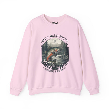 Discovered in the west Unisex Heavy Blend™ Crewneck Sweatshirt - StyleMZ