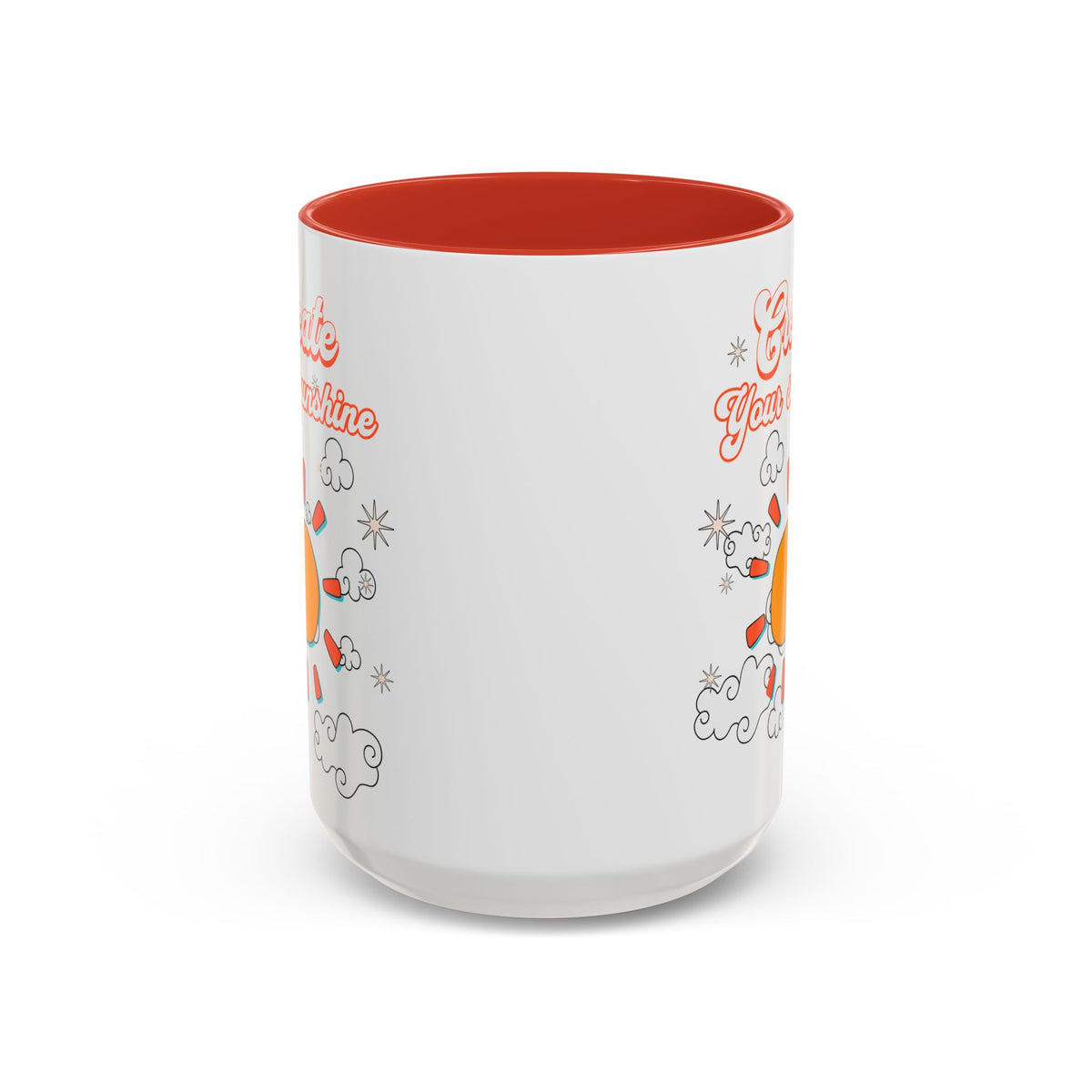 Corea - Taza de café con acento "Crea tu sol" (11, 15 oz) - StyleMZ 