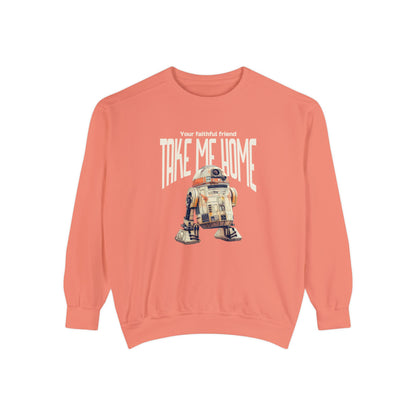 Korea -  Take me home Unisex Garment-Dyed Sweatshirt  - StyleMZ