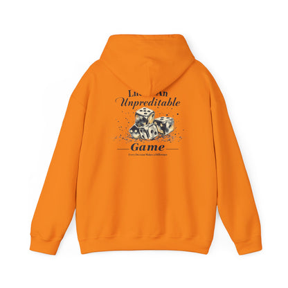 Life Is An Unpredictable Game Unisex Heavy Blend™ Hooded Sweatshirt