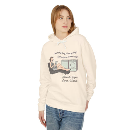 Effortless vibes only Unisex Lightweight Hooded Sweatshirt  - Korea  - StyleMZ