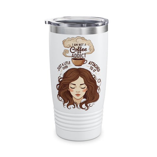 No soy adicto al café Vaso con cuello en forma de anillo, 20 oz - Corea - StyleMZ 